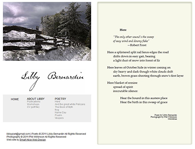 web site for poet